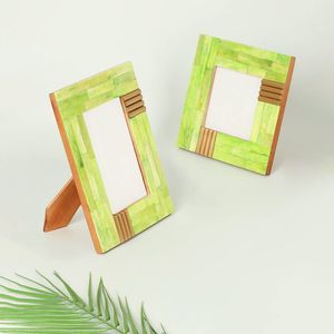 High Quality Bone Inlay Wood And Bone Photo <b>Frame</b> Picture <b>Frame</b> for Luxury Home Decoration Gifting Option BY HF CRAFTS - Product Image 4