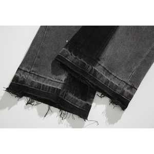 Pantalon slim déchiré pour homme américain, design pattes d'éléphant, jean skinny, pantalon évasé - Product Image 3