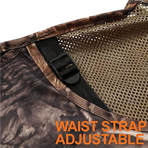 Gilet de chasse en tissu robuste, design utilitaire, confortable à porter pour les sports de plein air et les activités de chasse - Product Image 6