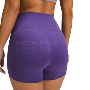Logo personnalisé bas quantité minimale de commande serré femmes course à pied Gym Compression femmes Shorts nouveauté Shorts de compression - Product Image 2