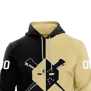 Camisetas de Hockey sobre Hielo Impresas Personalizadas de Alta Calidad con Capucha para Hombre y Mujer, Diseño Profesional Transpirable, OEM ODM Disponible - Product Image 4