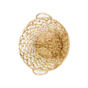 Artex Dong ตะกร้าสานทรงกลมเปิดรอบผักตบชวาสานด้วยมือ - Product Image 6