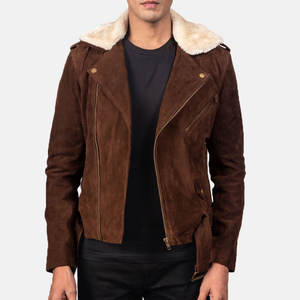 Vente directe d'usine de quantité minimale de commande basse sur mesure Veste en cuir pour homme Vêtements de qualité supérieure Zip Up Veste en cuir pour homme - Product Image 1