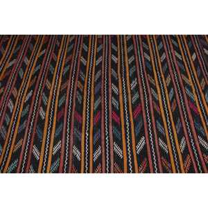 Alfombra Turca Grande de 5.4x9.8 pies, Alfombra de Lana Marrón Naranja Vintage con Borde - Product Image 4