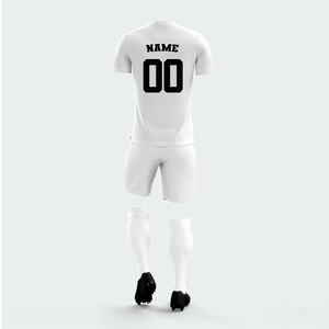 2025 Latest Designed Soccer Uniforms for Adult Custom Heat-Transfer Printed Short Sleeve Football Wear Quick Dry Front <b>Low</b> MOQ - Product Image 3