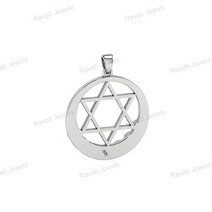 Fabricado a medida Seven Reiki Chakra Star Mandala colgante de buena calidad nuevos hallazgos de joyería de Yoga componentes de la India - Product Image 6