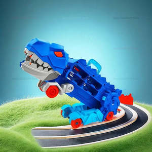 <b>Dinosaur</b> Transport Truck Toy for Boys Made of Plastic for Imagination Play - Product Image 3