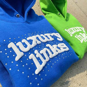 Sudaderas con Estampado Puff de Primera Calidad Más Vendidas en Línea, Sudaderas con Estampado Puff de Color Sólido - Product Image 3