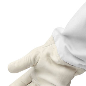 Guantes de apicultura de gran calidad, Palma reforzada, a prueba de Picaduras de abeja, puño de algodón ventilado, guantes de cuero de vaca para Apicultor - Product Image 5