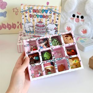 <span class=keywords><strong>Calendrier</strong></span> <span class=keywords><strong>de</strong></span> <span class=keywords><strong>l</strong></span>'<span class=keywords><strong>Avent</strong></span> DIY personnalisé à 12 trous, boîte à surprises vide, mini emballage cadeau pour les faveurs <span class=keywords><strong>de</strong></span> fête d'anniversaire - Product Image 3