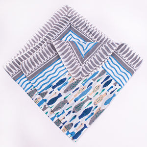 Bandana carré en coton imprimé floral, tissu doux, écologique, respirant, multi-usage, unisexe, pour la tête, le cou, les cheveux, élégant - Product Image 2