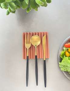 Couverts en céramique haut de gamme repose-cuillère pour cuisine maison hôtel restaurant et événements de mariage utilisation articles de décoration de table - Product Image 2