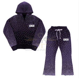 Pakistan Made <b>Rhinestone</b> Tracksuit Trendy Streetwear Look <b>Rhinestone</b> Tracksuit In Lightweight <b>Fabric</b> - Product Image 4