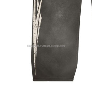 Pantalones deportivos de invierno personalizados de alta calidad, pantalones deportivos informales Unisex de etiqueta privada para hombre, pantalones de chándal holgados, pantalones lavados para hombre - Product Image 4