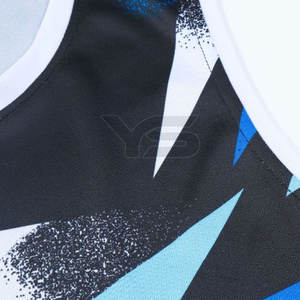 Ensemble de basket-ball Uniformes de logo personnalisé Uniforme de basket-ball 2024 Conception de logo Uniforme de basket-ball en polyester 100% Fabriqué en haute qualité - Product Image 5