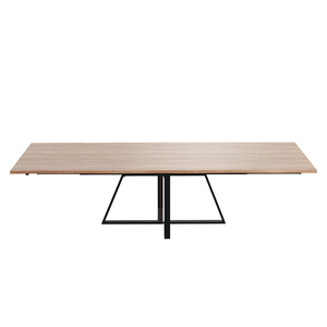 <span class=keywords><strong>Table</strong></span> à manger rectangulaire extensible en bois de chêne de style rustique de <span class=keywords><strong>haute</strong></span> qualité pour salle à manger - Product Image 5
