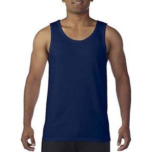 OEM Custom Men's High Street Tank Tops Premium Quality Breathable Cotton Summer Crewneck Sleeveless Plus Size Casual - Product Image 5