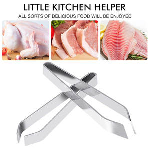 Pinzas de pescado de la mejor calidad, cuchillo de limpieza, pinzas de hueso de pescado, removedor de hueso de pescado alemán de acero inoxidable - Product Image 3
