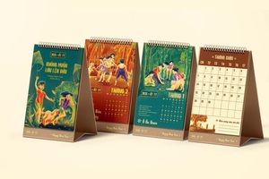 Impresión de calendario de mesa personalizada 2025 Impresión de calendarios de escritorio - Product Image 2