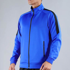 SUMROOS Hommes Été Poly Survêtement Tissu Résistant Survêtement Multiple Sportswear Survêtement Full Zip Design Léger - Product Image 5