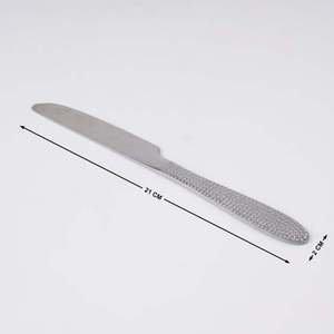 Couteau à beurre plaqué argent Design raffiné pour vos moments à manger Couteau à beurre en argent poli: élevez votre repas avec classe - Product Image 3