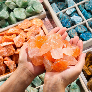 Trozos de sal de roca rosa del Himalaya gruesa orgánica de 2-5mm al por mayor sal ecológica a granel sin refinar - Product Image 6