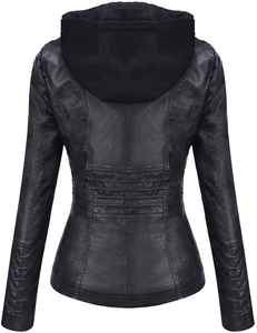 OEM vestes en cuir de haute qualité mode pour femmes manteau en cuir original logo personnalisé pour les femmes - Product Image 5