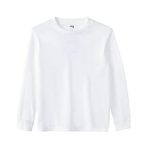 T-shirts à manches longues pour hommes en coton 100% 210g, col rond, vente en gros - Product Image 2