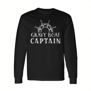 Camiseta de manga larga con diseño de bote de salsa para fiestas de Acción de Gracias, ideal para eventos promocionales - Product Image 2