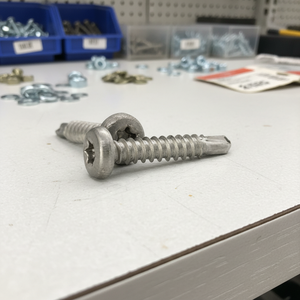 <b>Pan</b> Head Stainless Steel (304/316/410) Self-Drilling Screws Metric Natural Finish Class 8 Strength Corrosion Resistant - Product Image 1