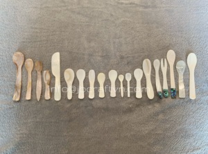 Restaurant de luxe Hôtel Dîner Mère de Perle Cuillère Shell Caviar Cuillère Fait à la main Vietnam Aide à garder toute la saveur du Caviar - Product Image 6