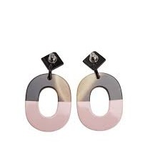 Boucles d'oreilles en corne de buffle pour femmes, fabrication artisanale de haute qualité, vente chaude, bijoux en corne de buffle naturelle écologiques - Product Image 2