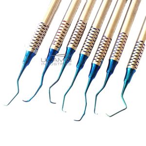 UL AMIN-Détartreurs dentaires parodontaux manuels à double extrémité Curette explorateur pour le nettoyage - Product Image 4