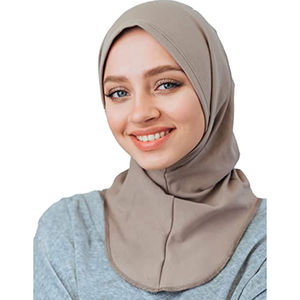 2025 musulman basique séchage rapide vêtements de sport foulard doux extensible maille intérieure Hijab de bonne qualité respirant pas cher prix - Product Image 2