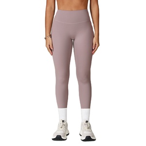 Pantalon de levage des fesses à séchage rapide brossé Pantalon de yoga taille haute extensible dans les quatre sens Leggings de yoga respectueux de la peau pour les femmes - Product Image 3