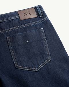 กางเกงยีนส์ทรงหลวมสไตล์ลำลองสำหรับผู้ชาย ผ้าฝ้าย 3 มิติ ระบายอากาศได้ดี เอวกลาง ลุคทางการ สำหรับฤดูใบไม้ร่วง ผลิตในเวียดนาม - Product Image 3