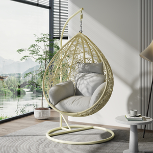 Fulin Giá Rẻ Hiện Đại Ngoài Trời Eff Vườn Đu Sang Trọng Phòng Chờ Phòng Ngủ Tự Động Võng Đu Ghế Với Đứng Cho Người Lớn - Product Image 4