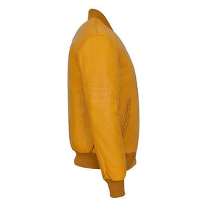 <b>Men's</b> Fashion Bomber <b>Leather</b> <b>Jacket</b> New Arrival Customized <b>Leather</b> Bomber <b>Jacket</b> <b>Men</b> Bomber <b>Leather</b> <b>Jacket</b> - Product Image 3