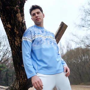 Premium 100% algodón Regular Fit Pullover sudadera hombres personalizado peso pesado 220g invierno cremallera estampado patrón antiarrugas rápido - Product Image 1