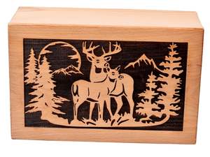 กล่องเผาศพไม้บีชสําหรับเถ้ามนุษย์ Dear Tree โกศเผาศพส่วนบุคคลสําหรับสัตว์เลี้ยงงานฝีมือฝัง - Product Image 6