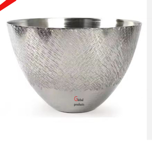 Nouveau bol de service de nourriture décoratif de table en métal de finition dorée de conception attrayante pour le restaurant d'hôtel - Product Image 4