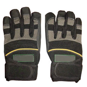 Gants anti-vibration en cuir Gants de mécanicien de construction légers Sécurité confortable Travail de gisement de pétrole en nitrile antichoc - Product Image 1