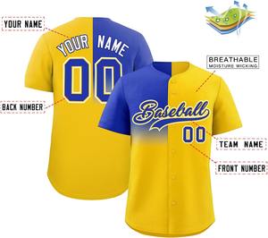 Maillot de baseball en maille respirante impressions par sublimation séchage rapide jeunesse/adulte taille usine OEM uniformes d'équipe personnalisés approvisionnement - Product Image 4