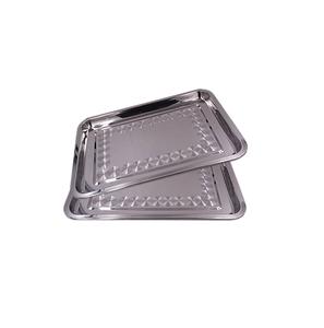 Bandeja de Servicio de Metal para Té y Café, Diseño Personalizado, Acero Inoxidable, Fabricante de Bandejas de Servicio de Alimentos de Metal para Cocina, Nuevo Estilo - Product Image 4