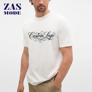 T-shirt da Uomo 100% Cotone 230g <span class=keywords><strong>di</strong></span> Alta Qualità, Oversize con Spalle Cadenti, Taglie Forti, Stampa Casual e Vestibilità Ampia - Product Image 1