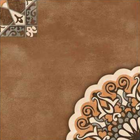 Carreaux de sol en porcelaine de style victorien modèle 50049, 400x400 mm, antidérapants, antibactériens, pour extérieur de villa - 12 mm d'épaisseur, NOVAC