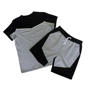 Logo personnalisé ensemble de short en gros mode hommes ensemble d'été à manches courtes t-shirt correspondant Shorts de sport survêtements ensembles courts OEM - Product Image 6