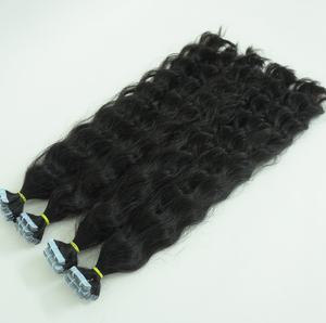 Haute qualité 8-40 pouces vietnamien vierge Remy Extension de cheveux couleur naturelle ruban bouclé en matière première cheveux humains de haute qualité - Product Image 6