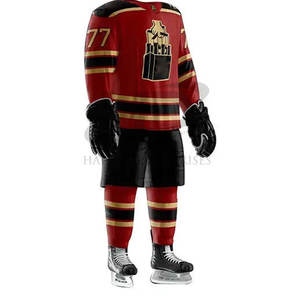 Uniforme de hockey sur glace personnalisé professionnel 2024 uniforme de hockey sur glace léger à manches longues - Product Image 1