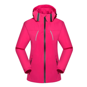 Veste coupe-vent personnalisée à coquille souple pour hommes grande taille fermeture éclair imperméable avec rembourrage en duvet respirant pour l'hiver du Pakistan - Product Image 2